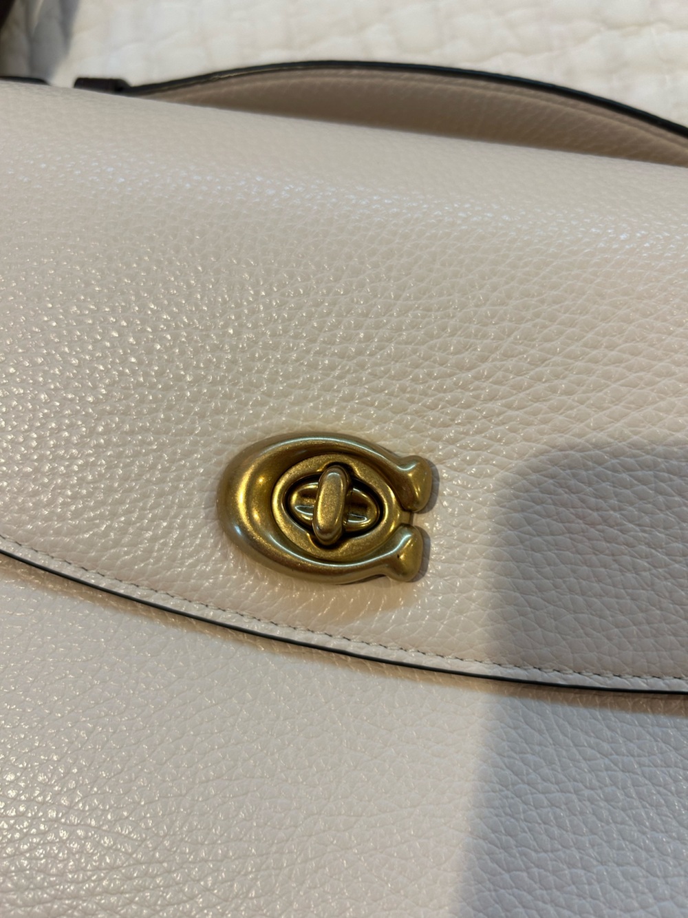 Coach Cassie B4 Chalk Colorblock Leather Crossbody Bag - Picture 3 of 9